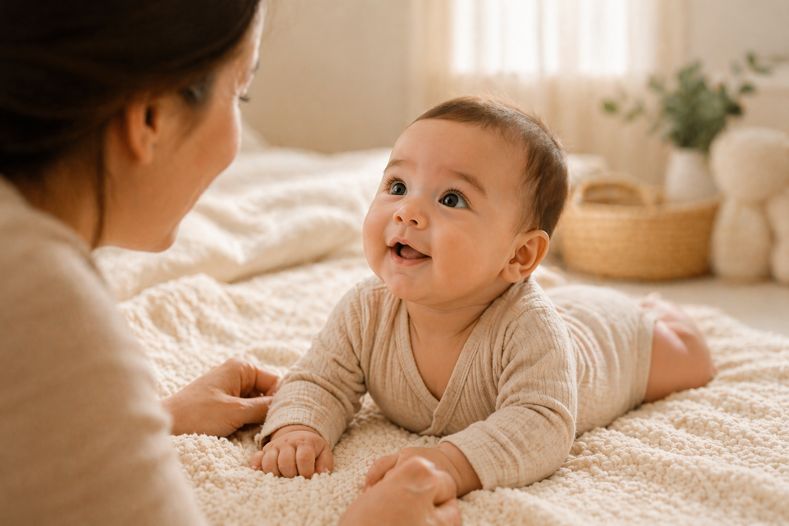 Helpful Newborn's Wake Schedule for baby wake windows sleepy cues newborn naps and calmer newborn sleep routines