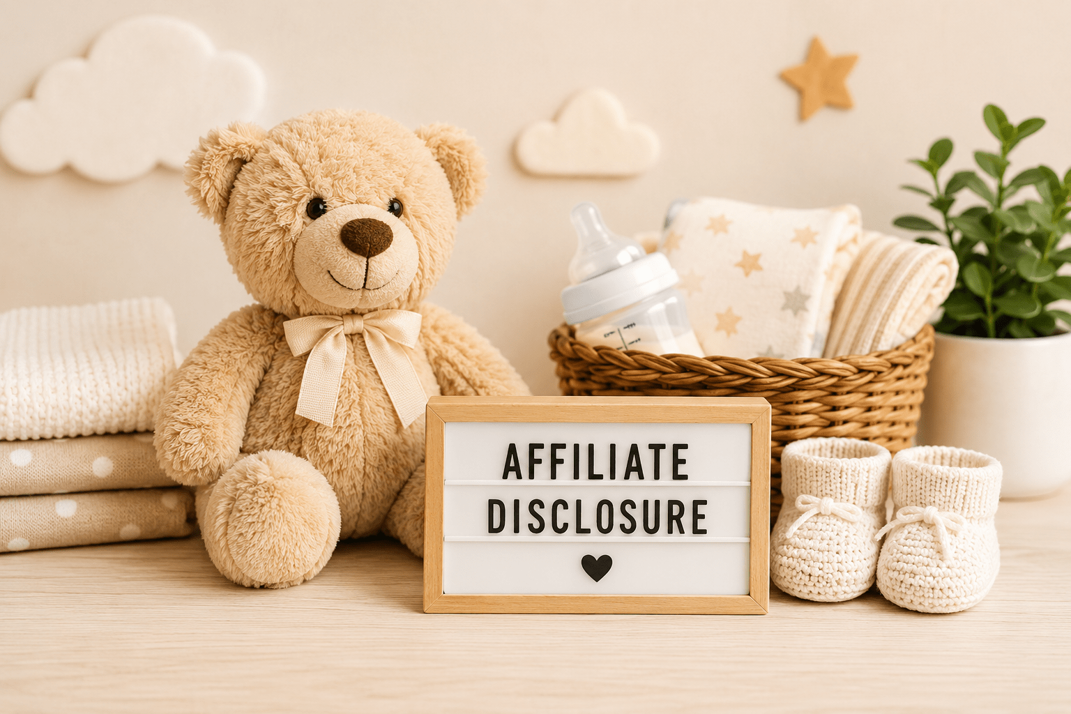 Amazon Affiliate Disclosure page for Baby Daily Tips website and parenting resources