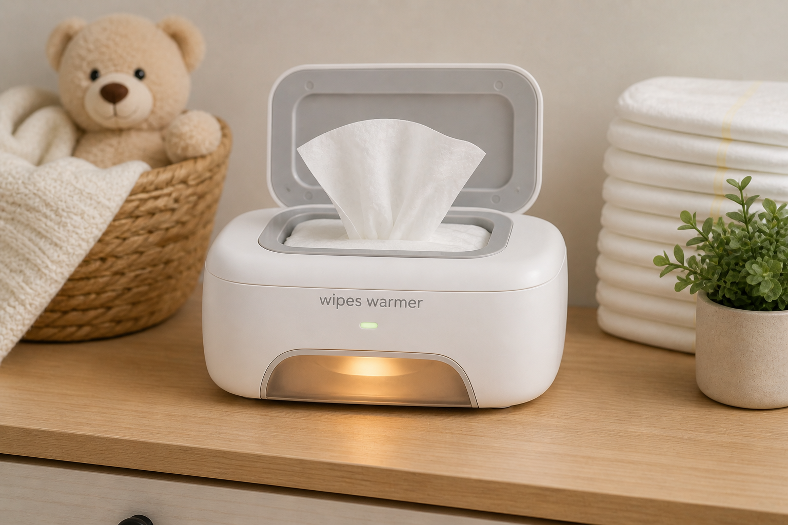 How to Change a Newborn Baby's Diaper wipe warmer
