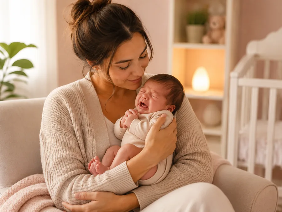 Baby colic help for new moms