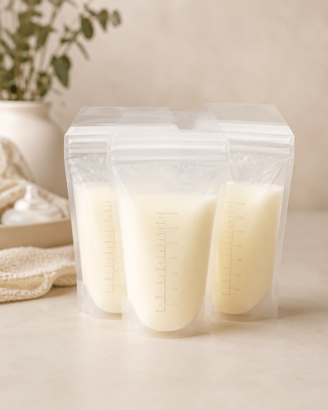 Breastfeeding Guide for New Moms milk storage bags