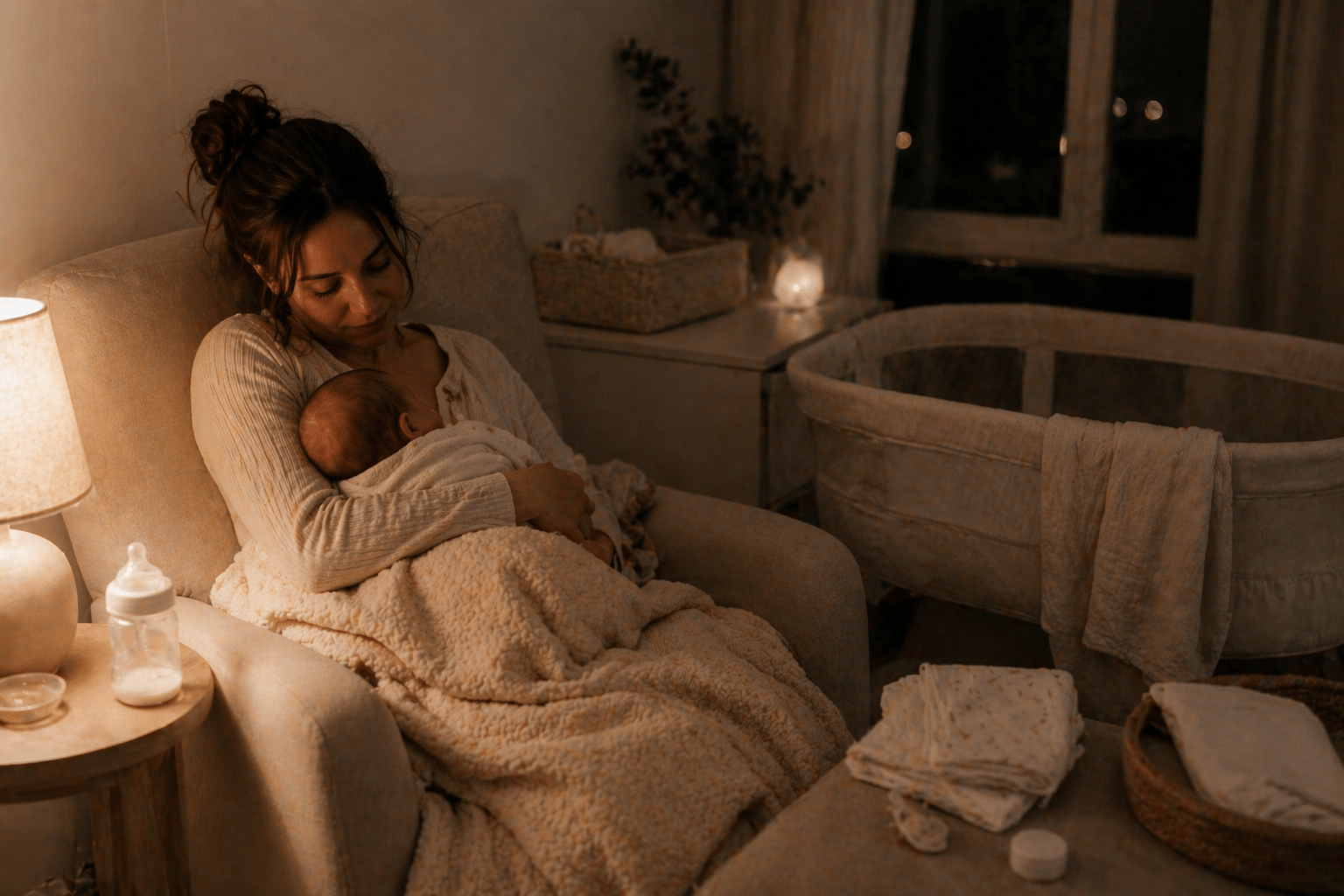 New Mom Guide for Beginners nighttime routine for new moms