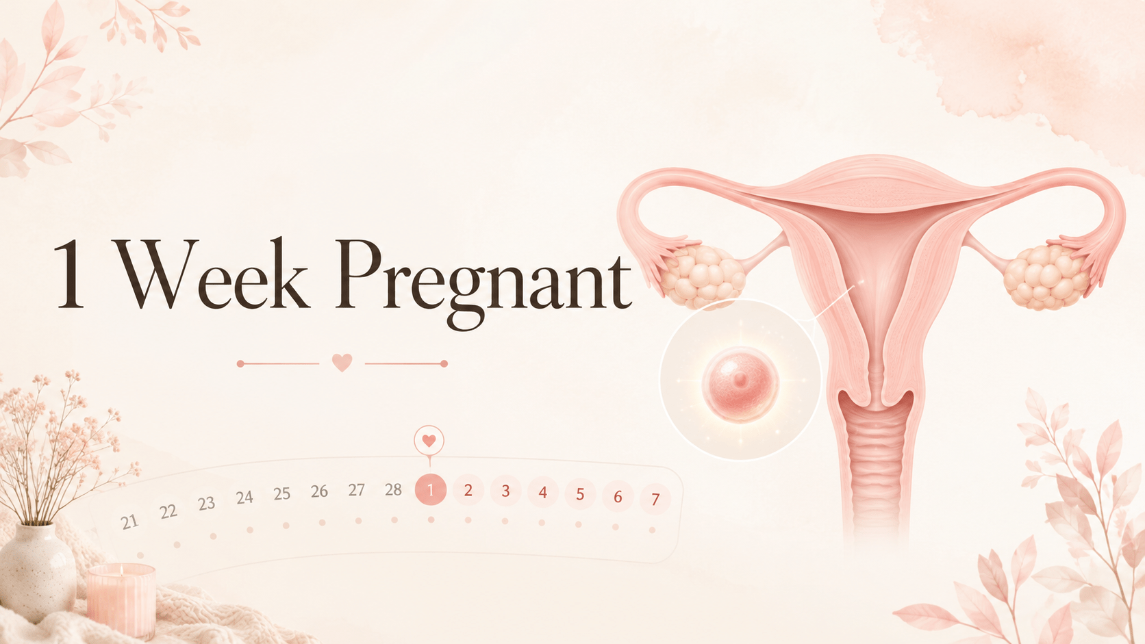 1 Week Pregnant guide before conception