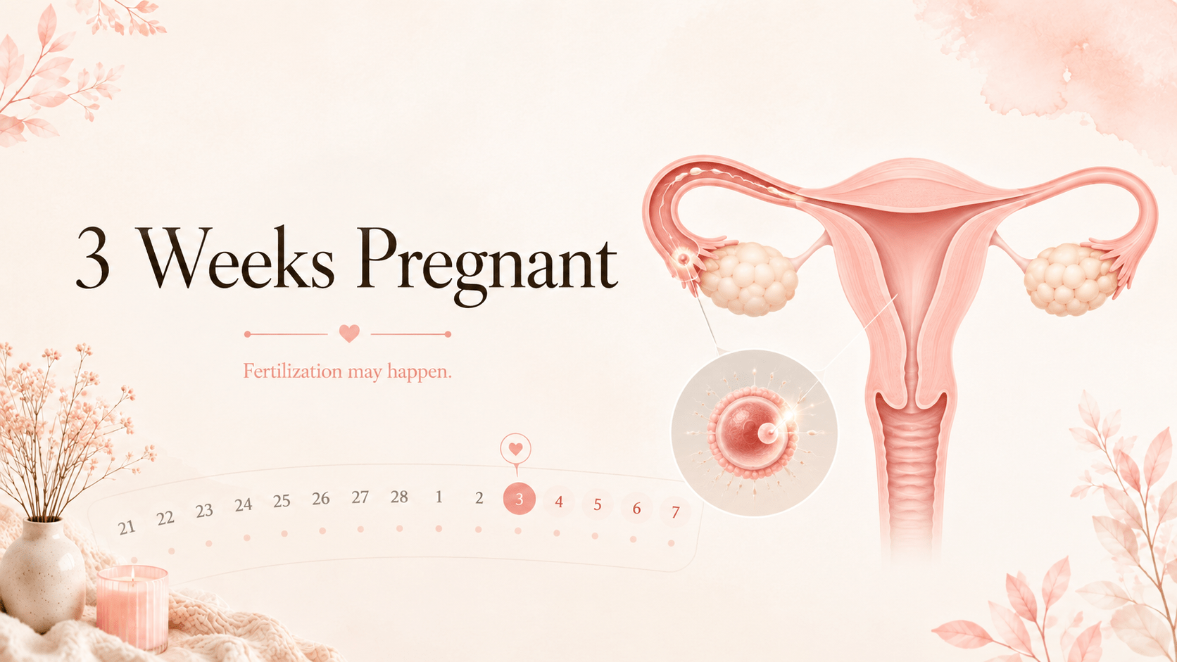 3 Weeks Pregnant fertilization and early development guide